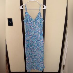 Lilly Pulitzer Maxi dress size L EUC